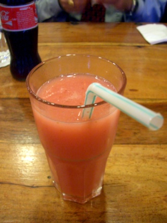 Strawberry and Banana juice