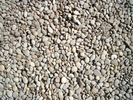 Pebbles infront of the Shrine